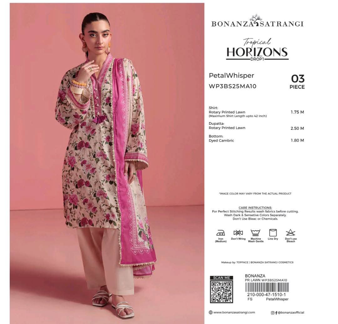 Bonanza Satrangi 3 piece