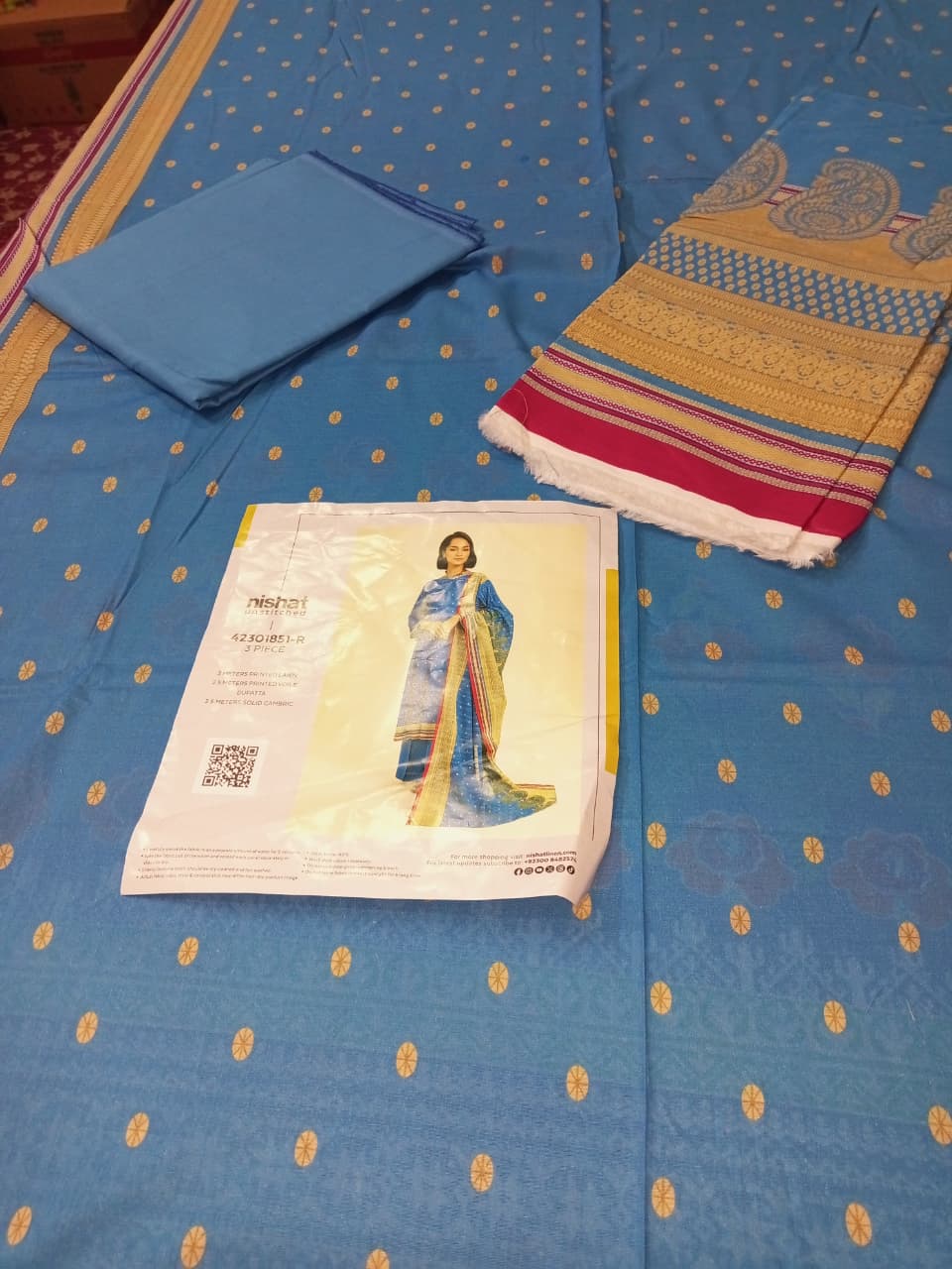 Nishat Unstitched 3 piece