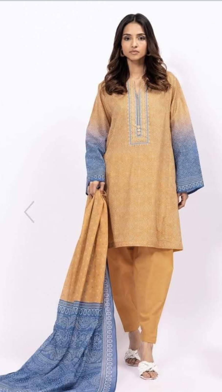 Khaddi Lawn 3 piece