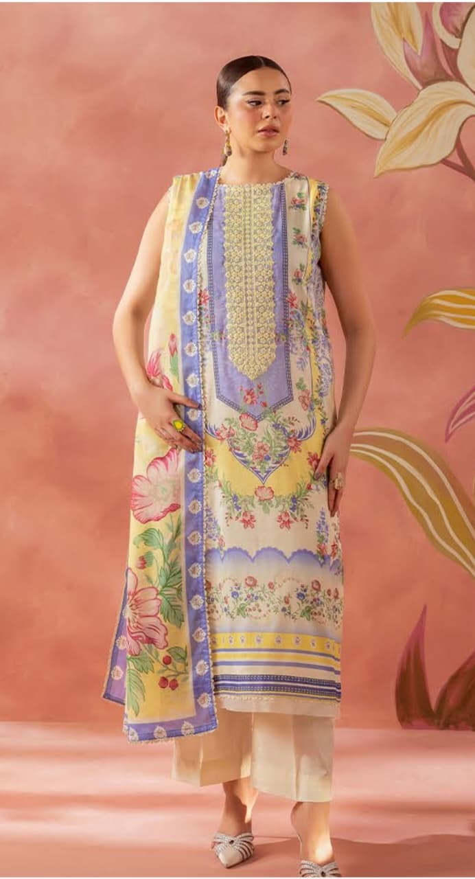Gulljee MOR Digital printed lawn 3 piece
